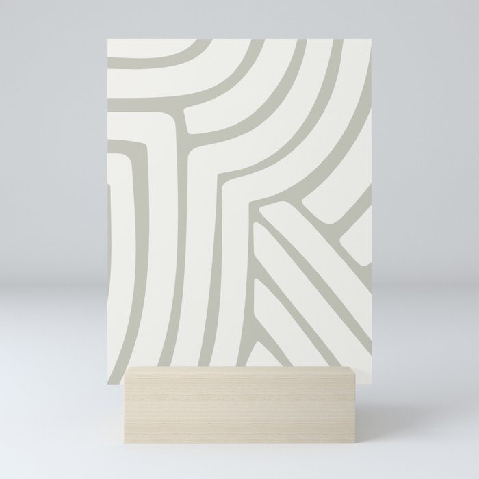 Abstract Stripes LXXIV Mini Art Print