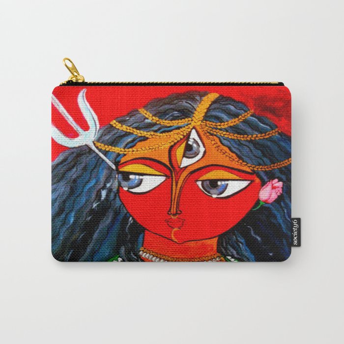 Durga, The Warrior Goddess 2: Commissioned art Carry-All Pouch