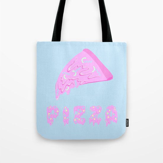Pink Pizza Tote Bag
