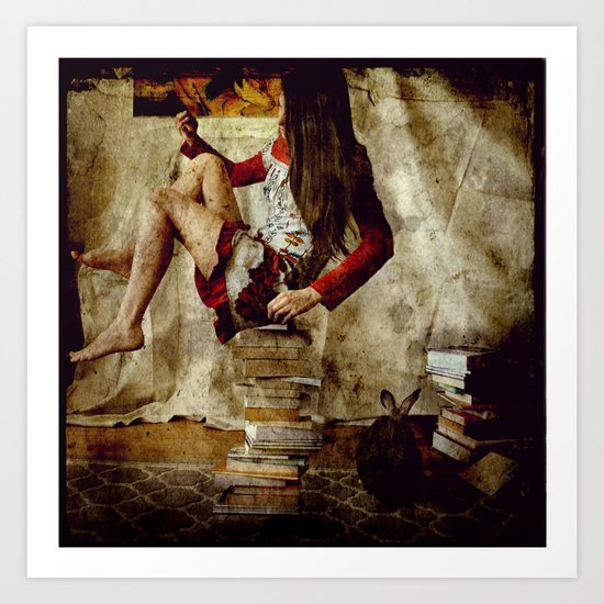 Down the Rabbit Hole Art Print