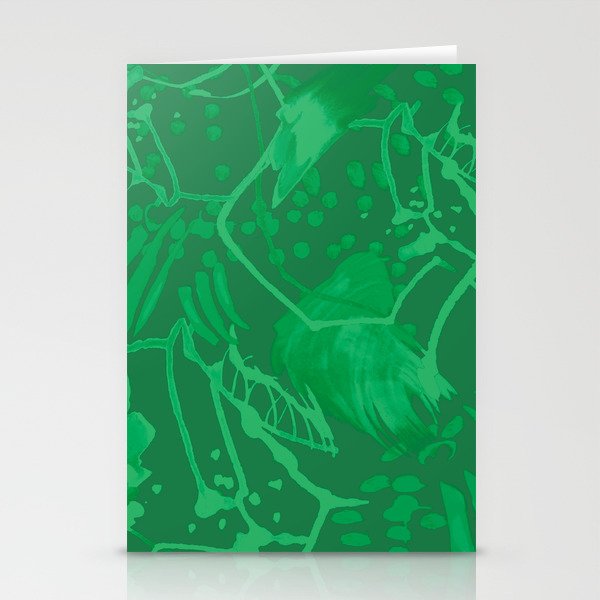 Electrical Spots in Green! Stationery Cards
