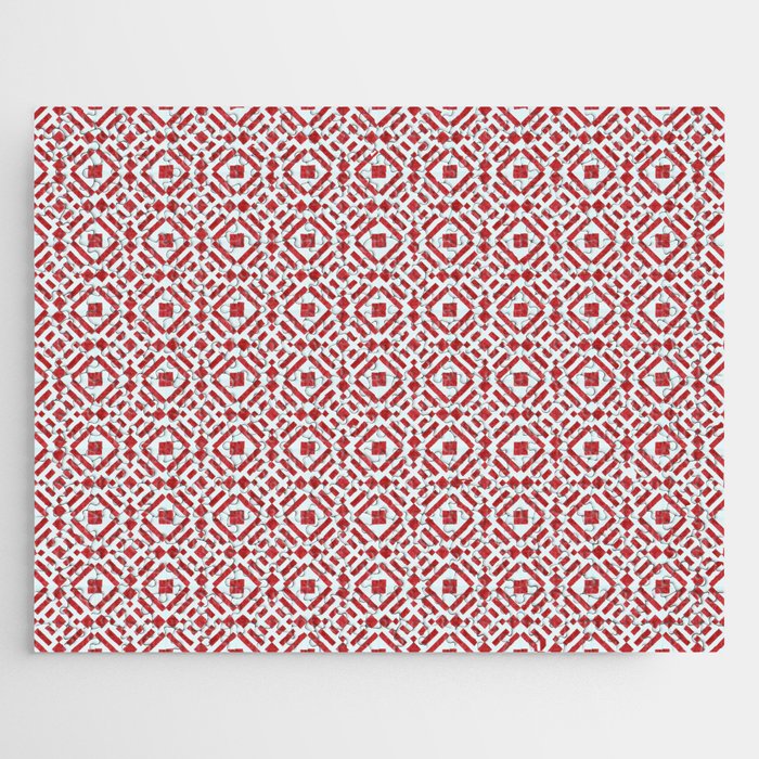 Bold colors for modern patterns - Geometric Tiles Jigsaw Puzzle