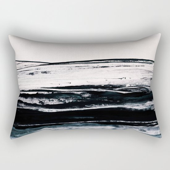 abstract minimalist landscape 9 Rectangular Pillow