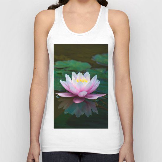 Water Lily Unisex Tank Top