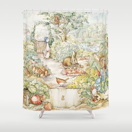 The World Of Beatrix Potter Shower Curtain