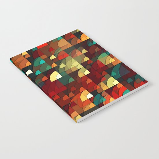 abstract fish scales Notebook