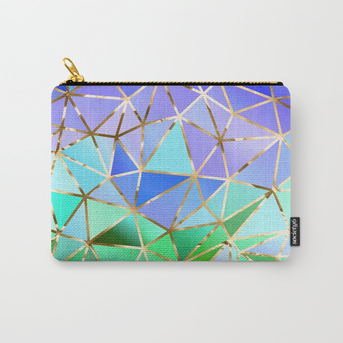 Rainbow Geometric pattern #3 Carry-All Pouch