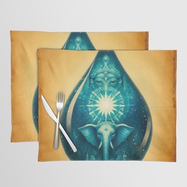 Water Goddess and Elephant Placemat