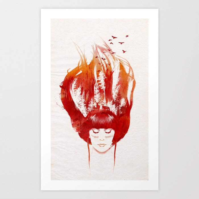 Discover the motif BURNING FOREST by Robert Farkas as a print at TOPPOSTER