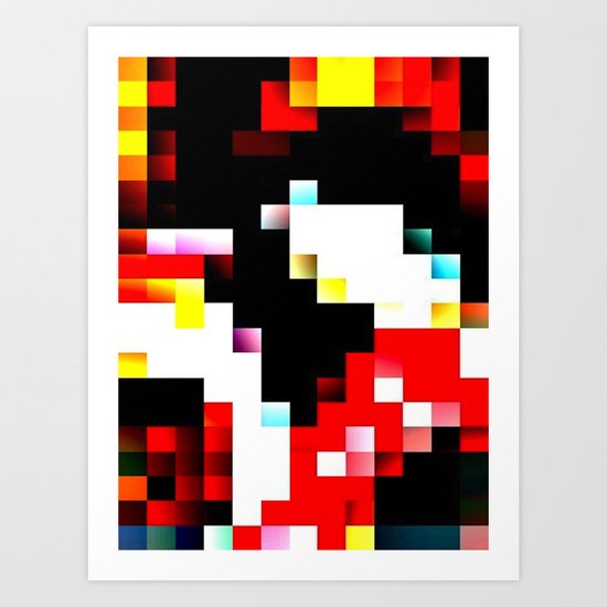 pixel Art Print