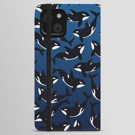 Orca whale iPhone Wallet Case