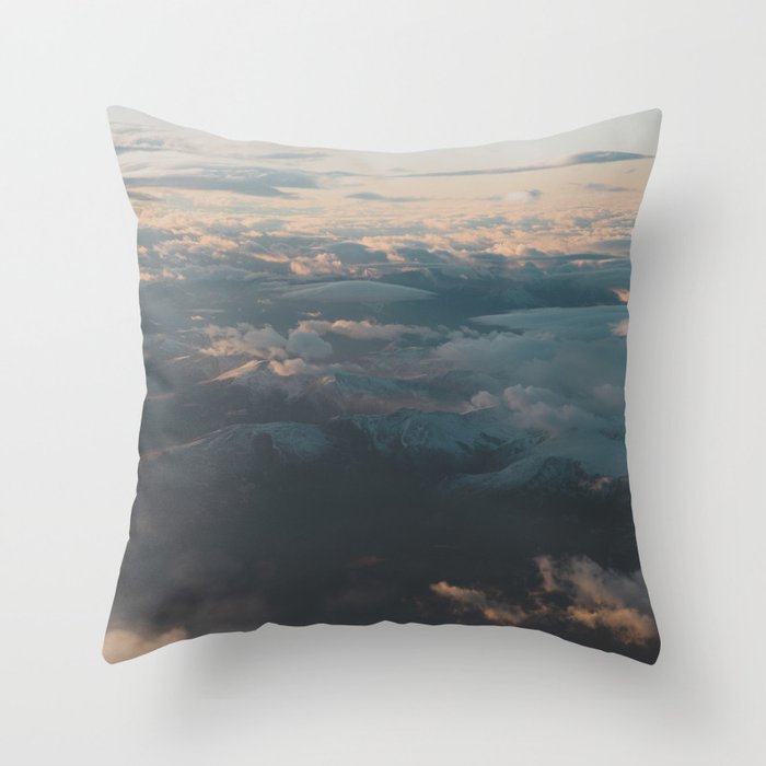 Sunset over Spain III | Landscape Photography Throw Pillow