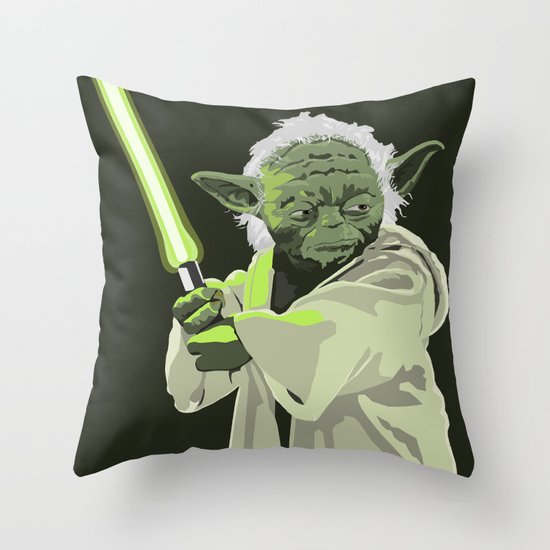 Yoda of Star Wars Throw Pillow