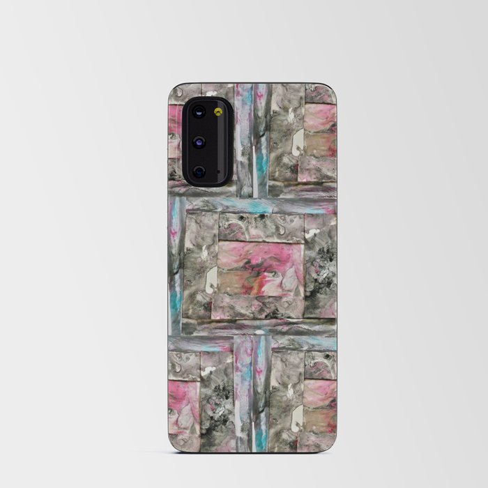 Marbling collage Android Card Case