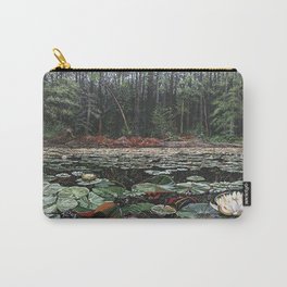 Waterlilies of the West River Carry-All Pouch