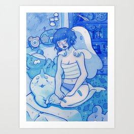 Reflecting upon Ghosts Art Print