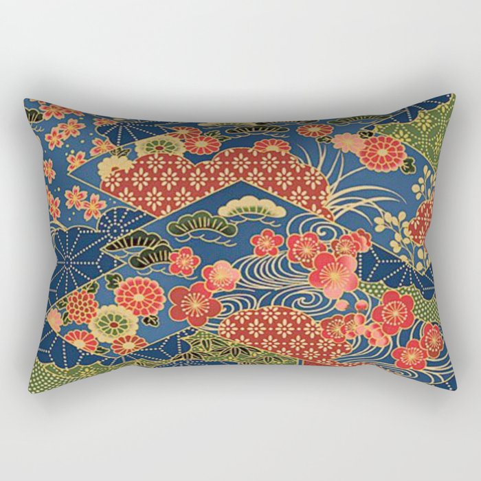 Japan Quilt Rectangular Pillow