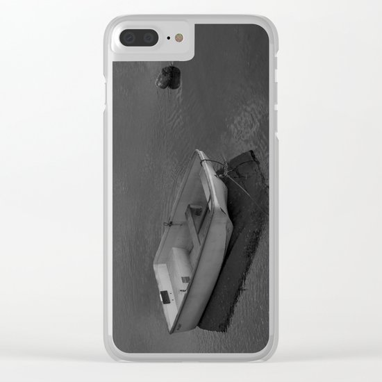 Boat B&W Clear iPhone Case