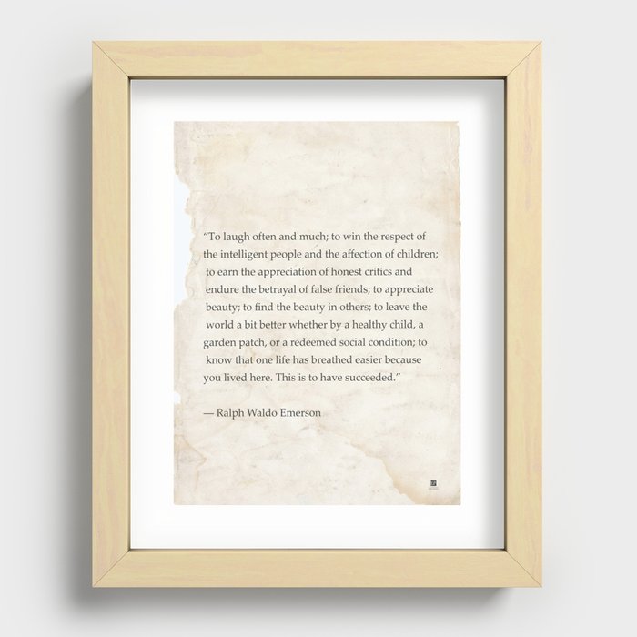 Recessed Framed Print