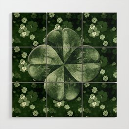 4 Leaves to Luck Wood Wall Art