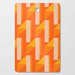 Y2K- Geo Orange Cutting Board