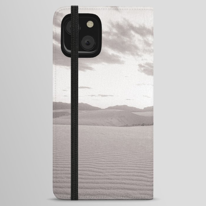 White Sands After Sunset Sepia iPhone Wallet Case