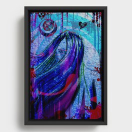 Violet Framed Canvas