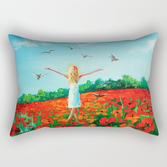 Flying soul Rectangular Pillow
