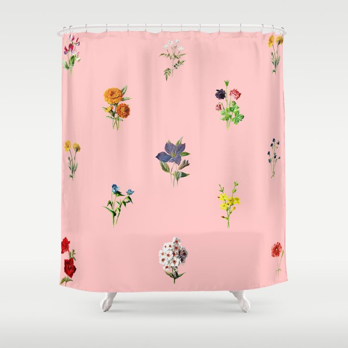 Spring flower Shower Curtain