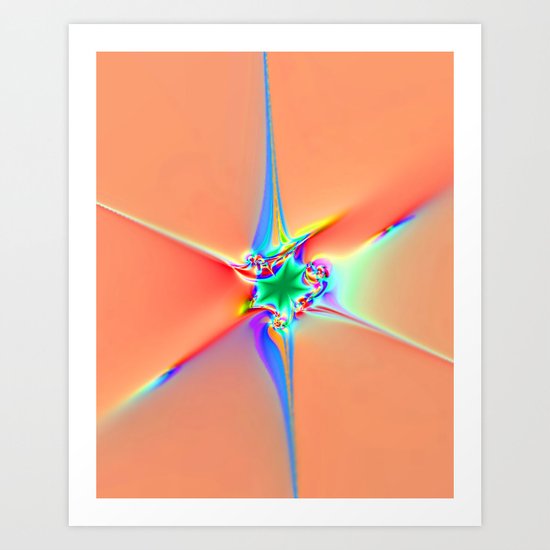 Star Fish on the Sands Art Print