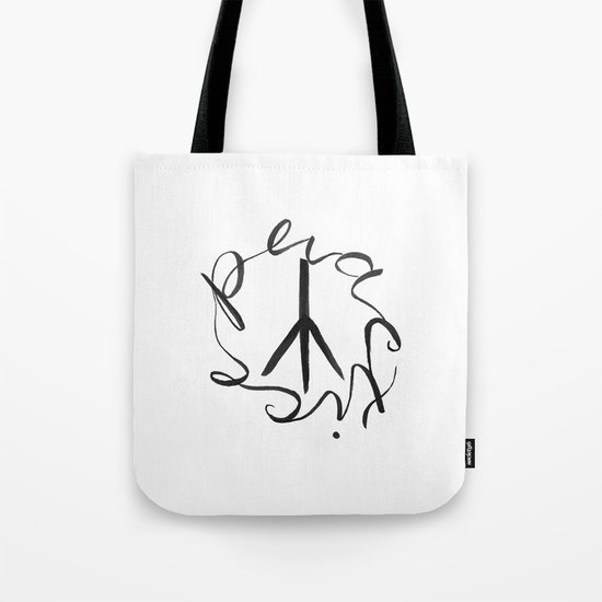 Practice Peace Tote Bag