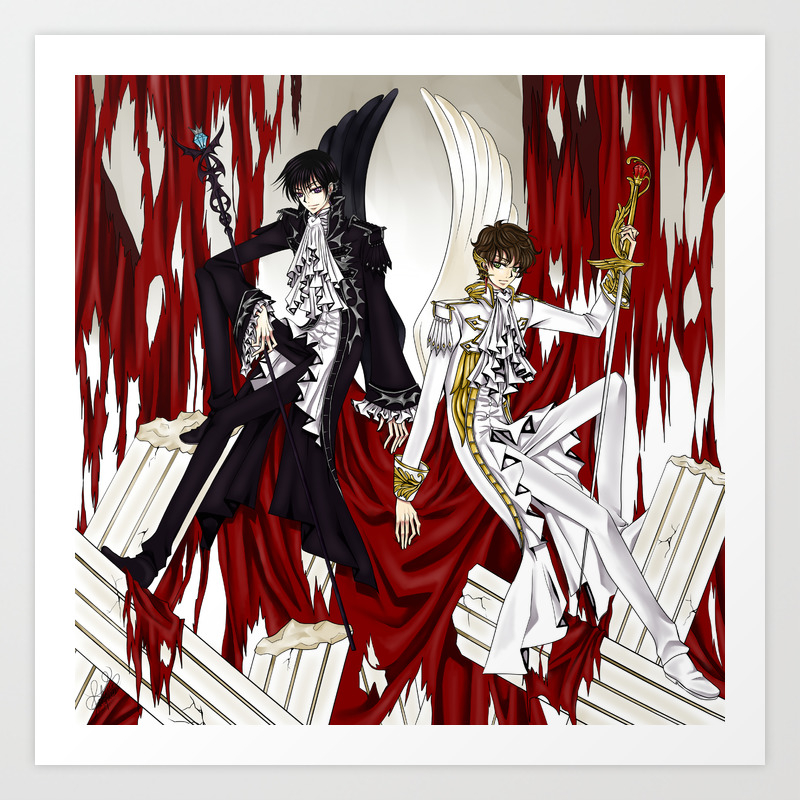 Code Geass Art Print By Misakivk Society6 Latte art lelouch lamperouge code. code geass art print by misakivk