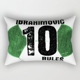 Ibrahimovic 10 Rules Rectangular Pillow
