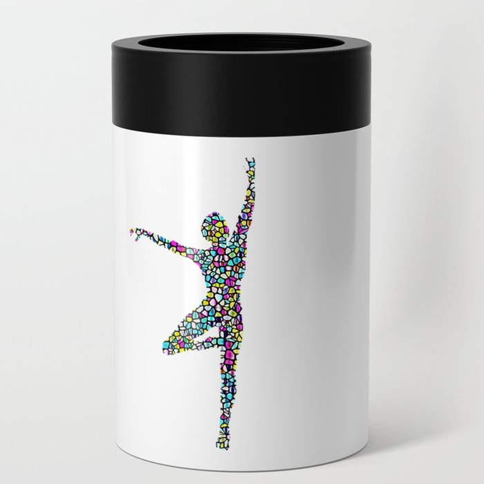 Stained Glass Ballet Can Cooler