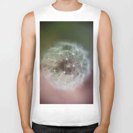 Dandelion Italian Flag Biker Tank