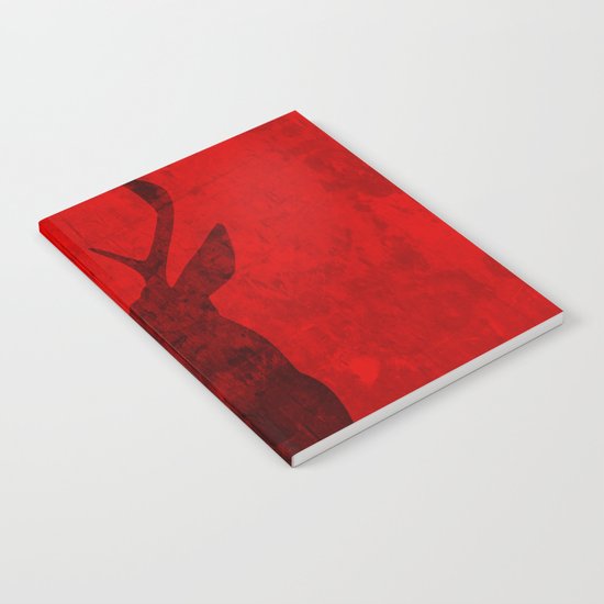 Red Deer Stag Design Notebook