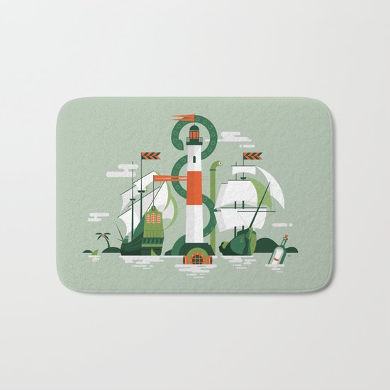 Sea of Adventure Bath Mat