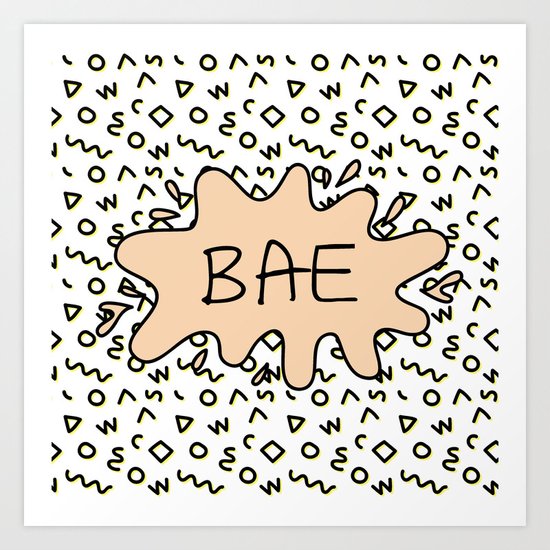 Bae Art Print