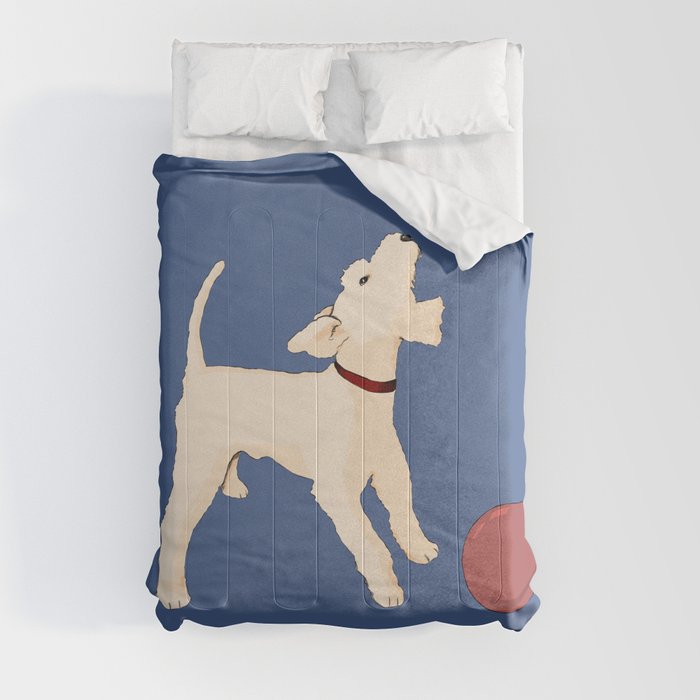 Terrier barking Comforter