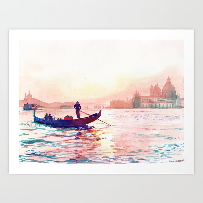 Canal Grande, Venice Art Print
