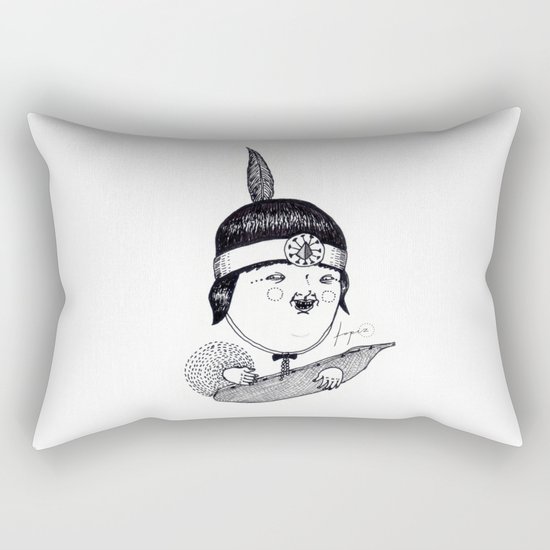 Apache Kid Rectangular Pillow
