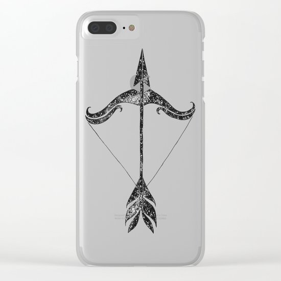 Sagittarius Clear iPhone Case