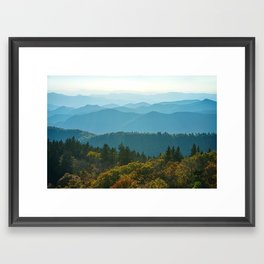 Blue Ridge Mountains | North Carolina | Travel Photography | Landscape Photography | Framed Art Print
