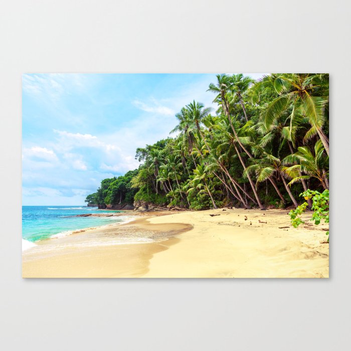 Tropical Beach - Landscape Nature Photography Canvas Print