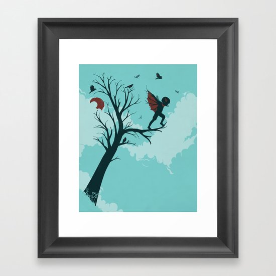 Moments Before Takeoff Framed Art Print