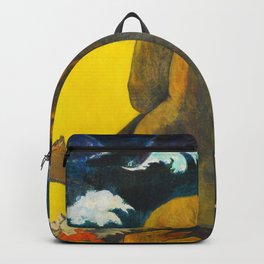 Paul Gauguin "Vahine no te miti (Mujer del mar)" Backpack | Paulgauguin, Gauguintahiti, Tahiti, Gauguinartist, Gauguinart, Gauguin, Paulgauguintahiti, Artistpaulgauguin, Mujerdelmar, Painting 