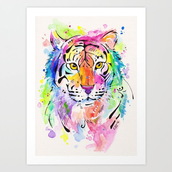 Tiger, tiger Art Print
