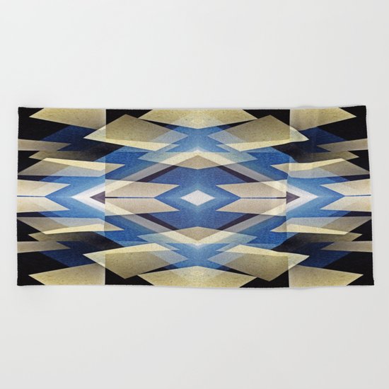 BlueStarNova Beach Towel