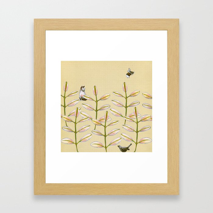 Forest Dwellers - Flora & Fauna Framed Art Print