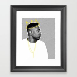 King Kendrick Framed Art Print
